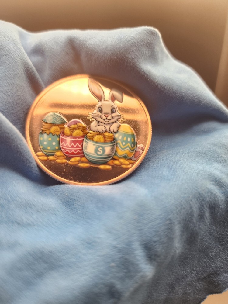 Easter Treasure Hunt 1 oz Proof Colorized Copper