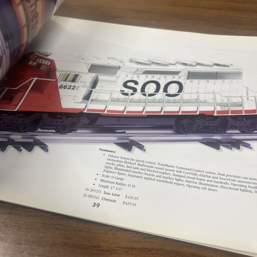 2001 Lionel Classic Trains Catalog