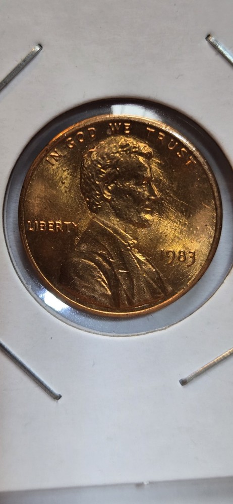 1983 Lincoln Cent. Check Out Pics! Nice Luster Too!