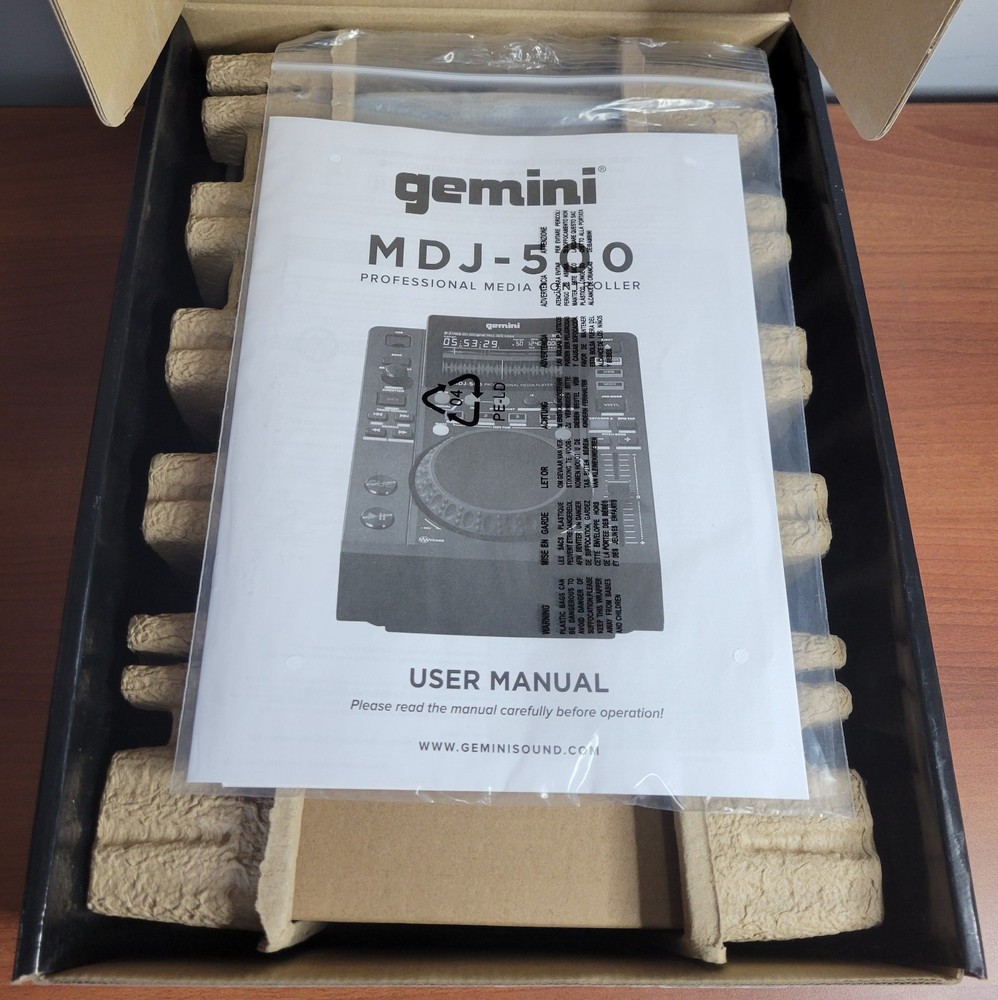 Gemini MDJ-500 Professional USB Media Player