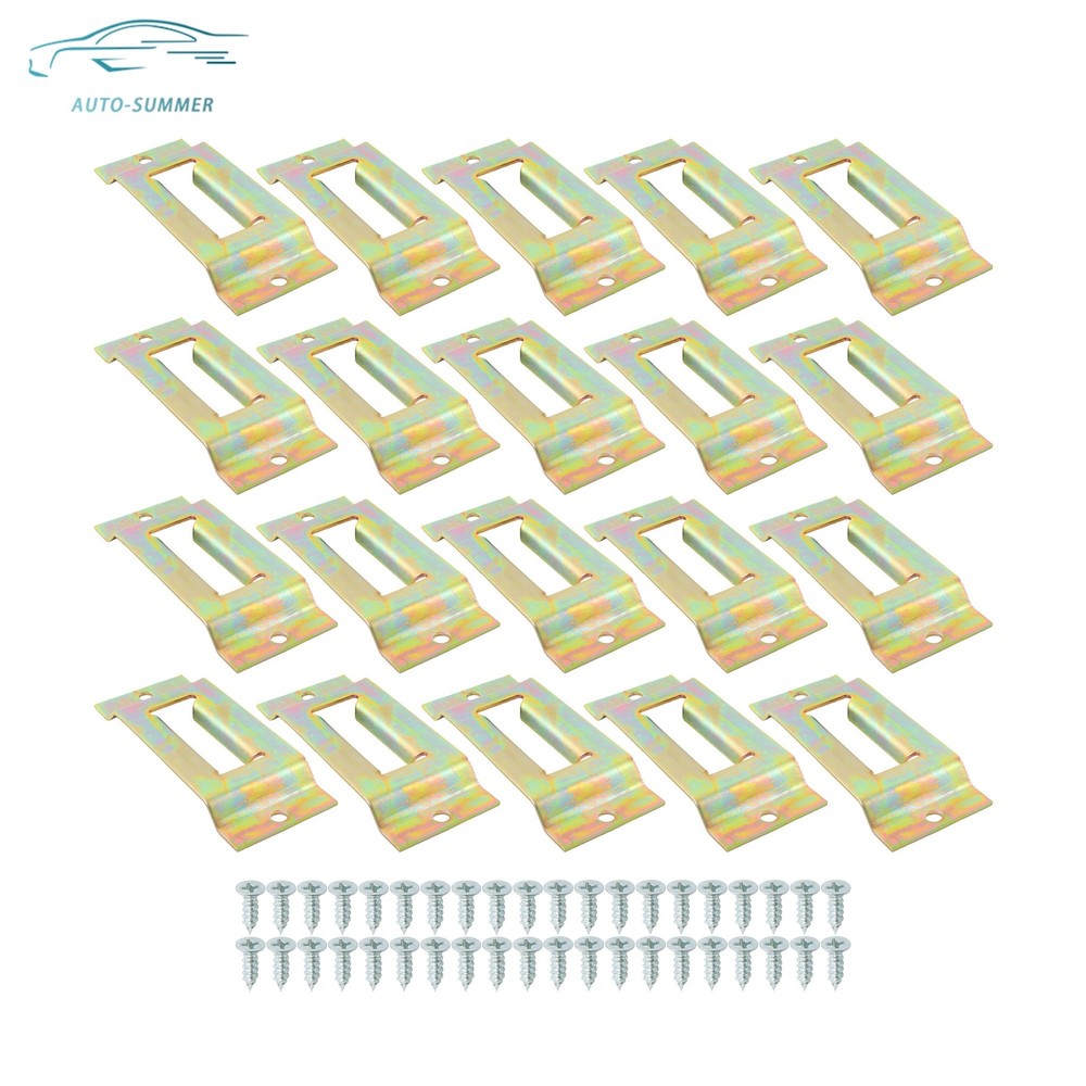 E Track Tie Down Enclosed Trailer Secure Cargo Single Slots 20 Pack Galvanized