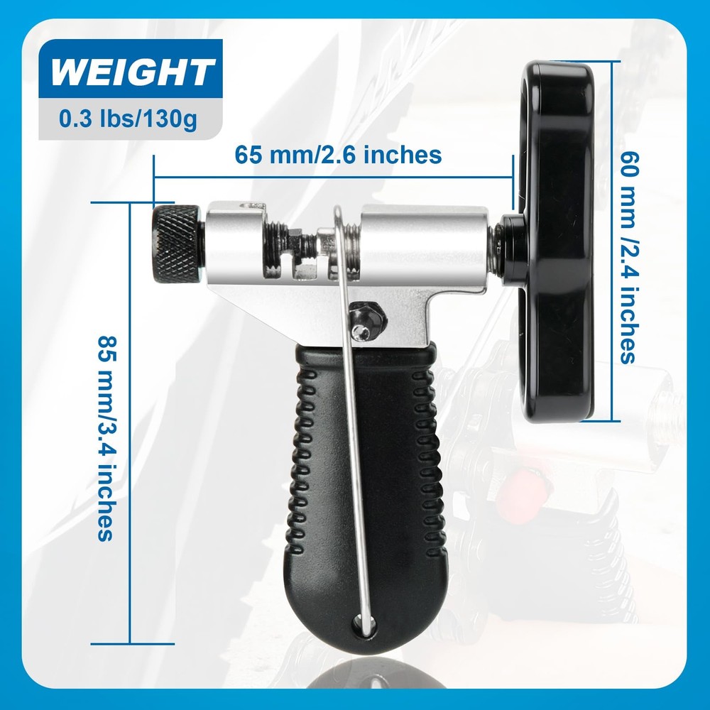 Universal Bicycle Chain Tool Breaker Splitter Repair Tool Accessory Silver