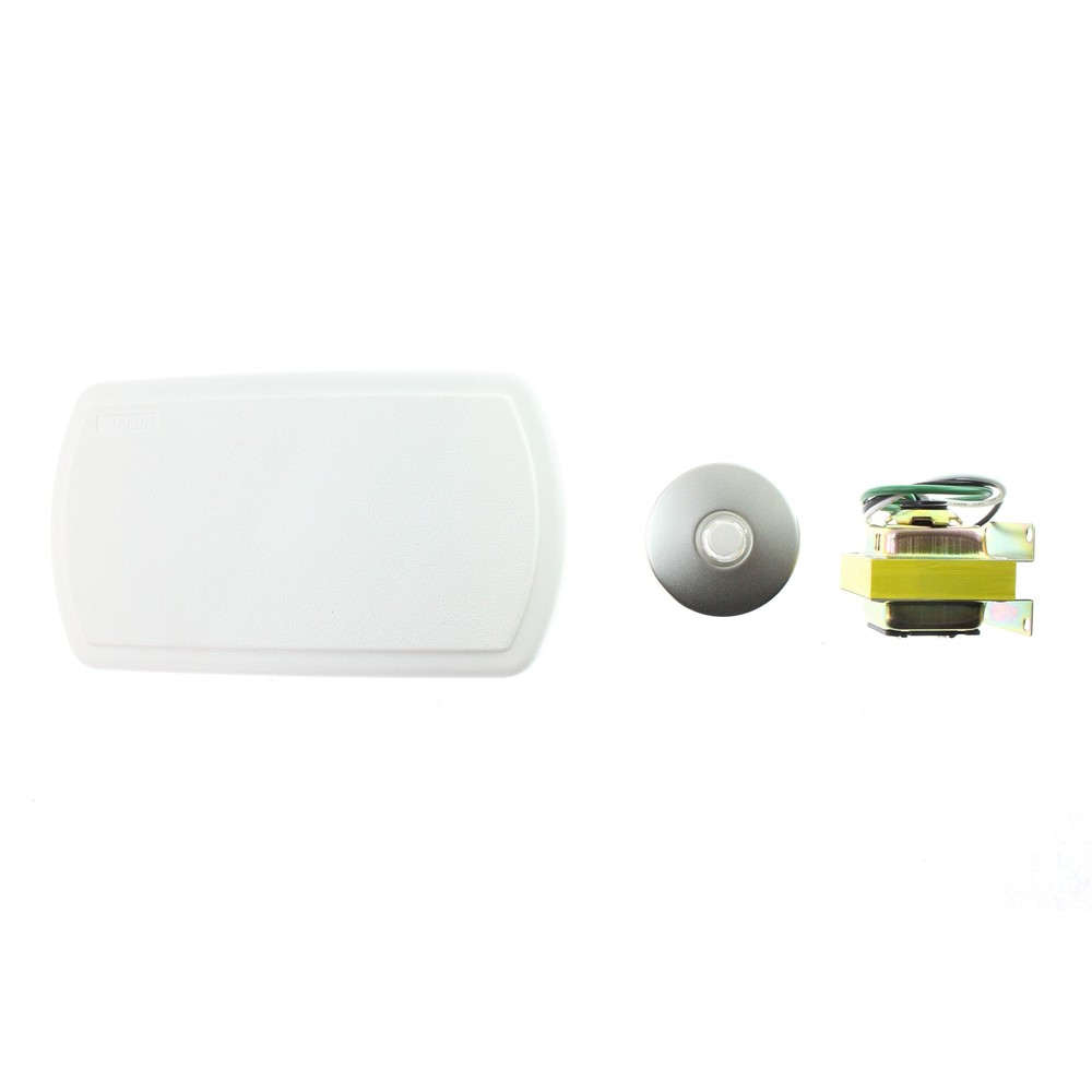 NUTONE BK131LSN CHIME KIT, 2-NOTE CHIME, LIGHTED PUSHBUTTON & TRANSFORMER