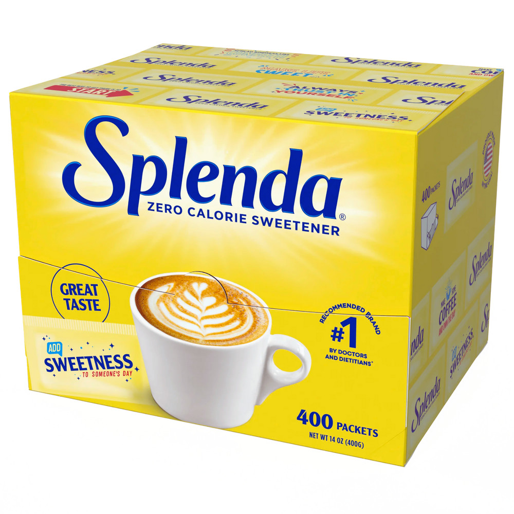 Splenda Zero Calorie Sweetener Packets - 400 Count Bulk Box Sugar Substitute