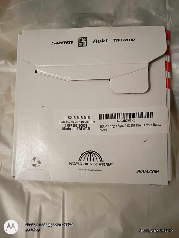 SRAM NX X-SYNC Direct Mount Chainring - Boost 3mm Offset - High-Performance MTB