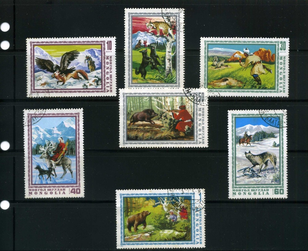 HUNTING IN MONGOLIA''     (7)   1975