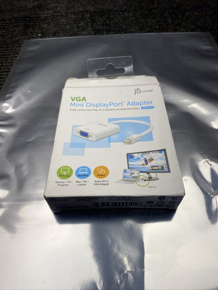 New j5create Mini Display Port Adapter JDA112
