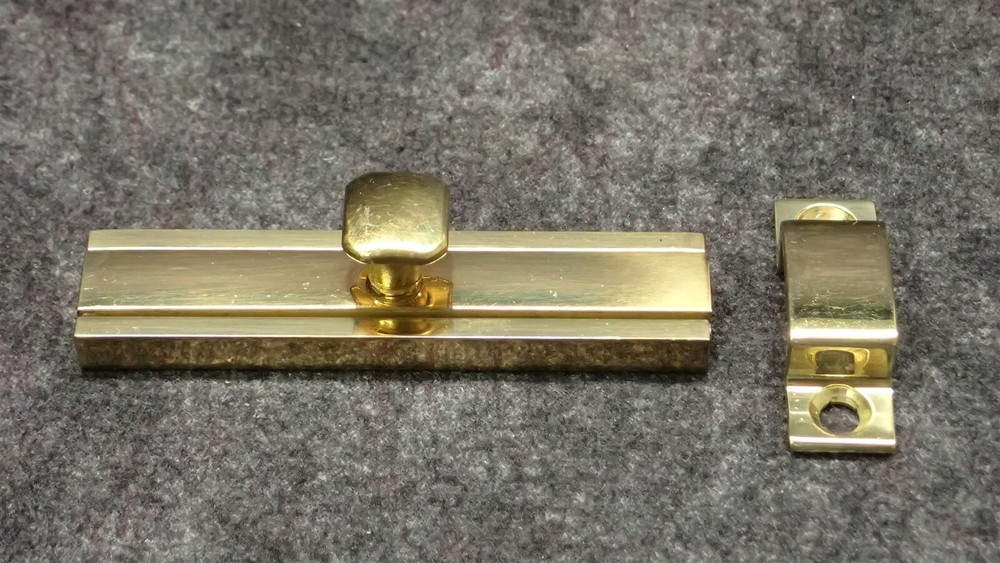 Ives 85B3 3" Modern Slide Bolt, Solid Brass - Bright Brass Finish (G17)