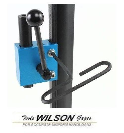 K&M / L.E. Wilson LEFT HANDED Arbor Press w/ Standard Force Ram & Dial Indicator
