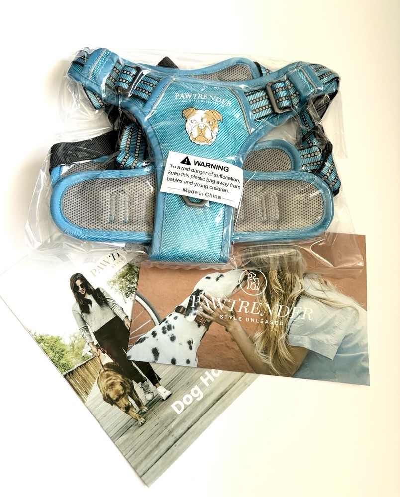 Pawtrender No Pull Dog Harness (Blue) ( Medium)
