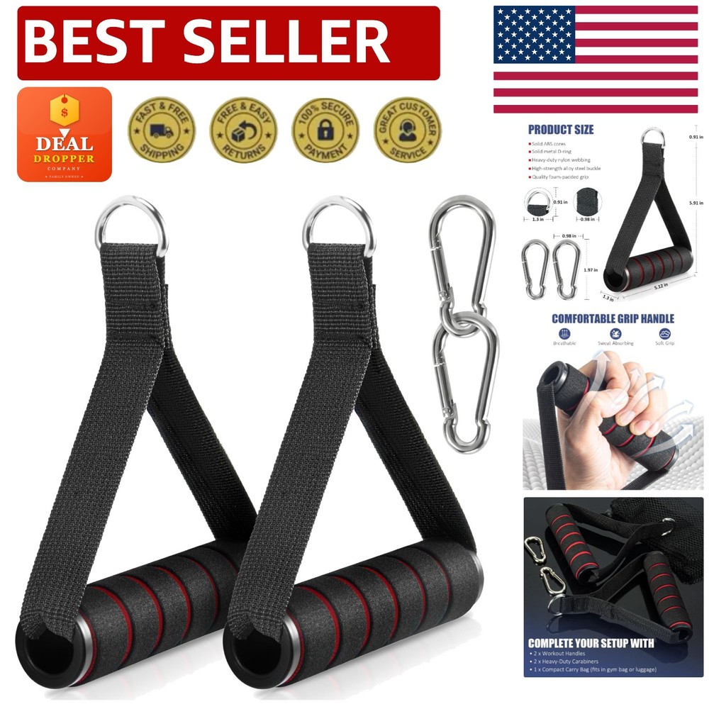 Universal Fit Exercise Handles - Heavy-Duty for Strength Training Workouts