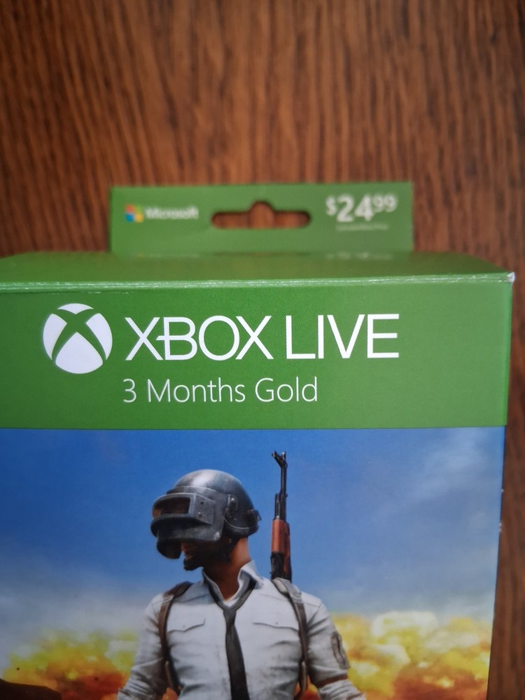 Xbox Live Playerunknown's Battlegrounds 3 Months Gold ($25) With Beanie