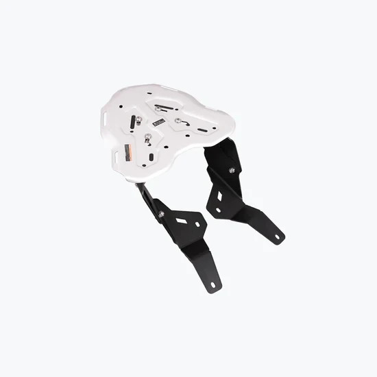 GENESIS SILVER CARRIER WITH GRAB RAIL MOUNT FIT FOR TVS APACHE RTX 300