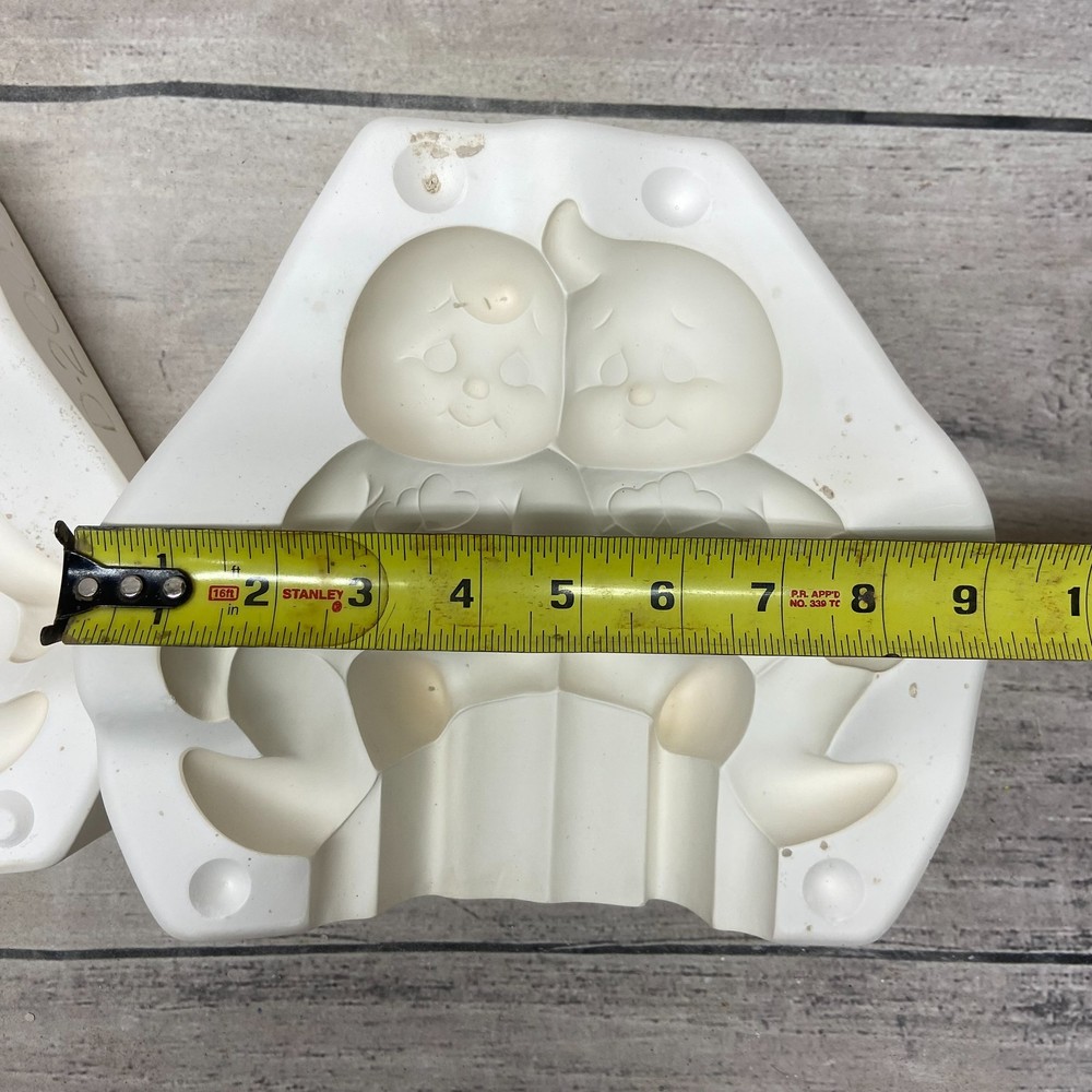 Vintage 1990 Dona’s Molds Ceramic Casting Mold Ghosts For #D-2003
