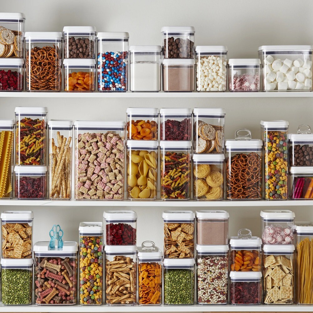 (2 pack) Canister - 4.5 Cup Flip-Tite® Square Food Storage Container