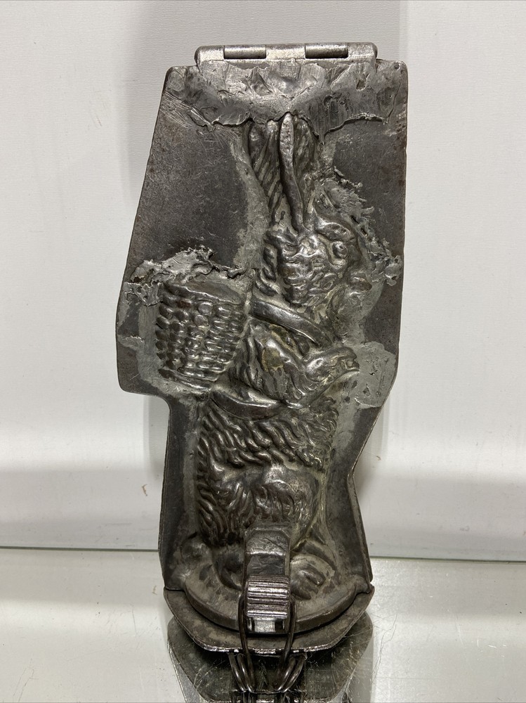 Vintage Eppelsheimer Emericks Easter Bunny Hinged Chocolate Mold Candy