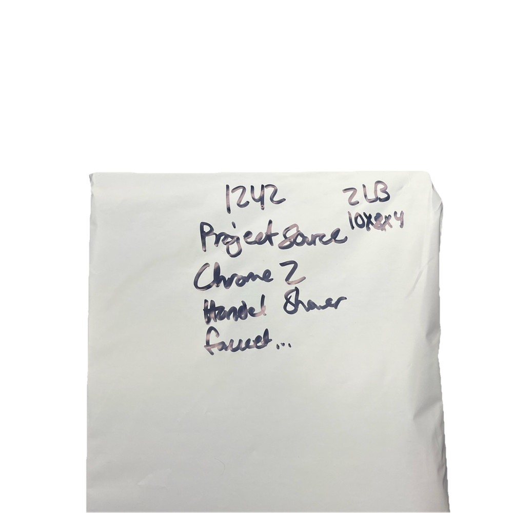 Project Source Chrome 2 handle Shower Faucet with Valve Mobile Home