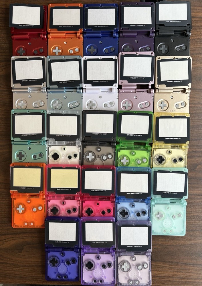 clear and solid Housing Shell Replace for Nintendo Game Boy Advance SP GBA SP
