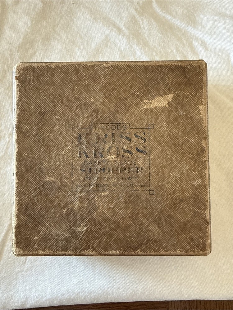 Vintage Kriss Kross Stropper Razor Blade Sharpener with Box