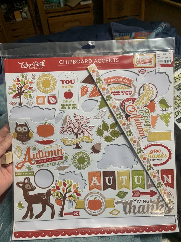 Chipboard Embellishments For Fall