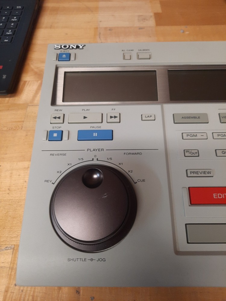 Sony Automatic Editing Controller RM-E50 UNTESTED. UNIT ONLY. SOLD AS IS.