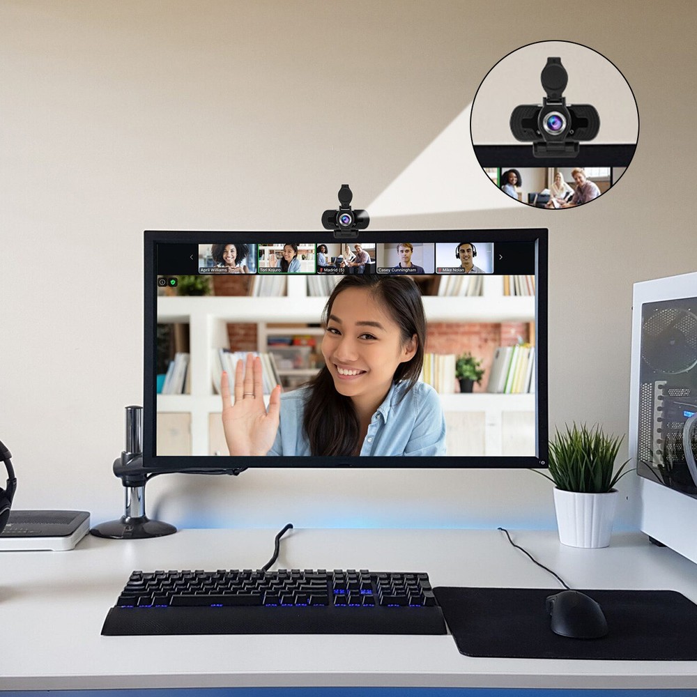1080P Webcam Video Game Working Streaming Microphone Web Camera For PC Computer