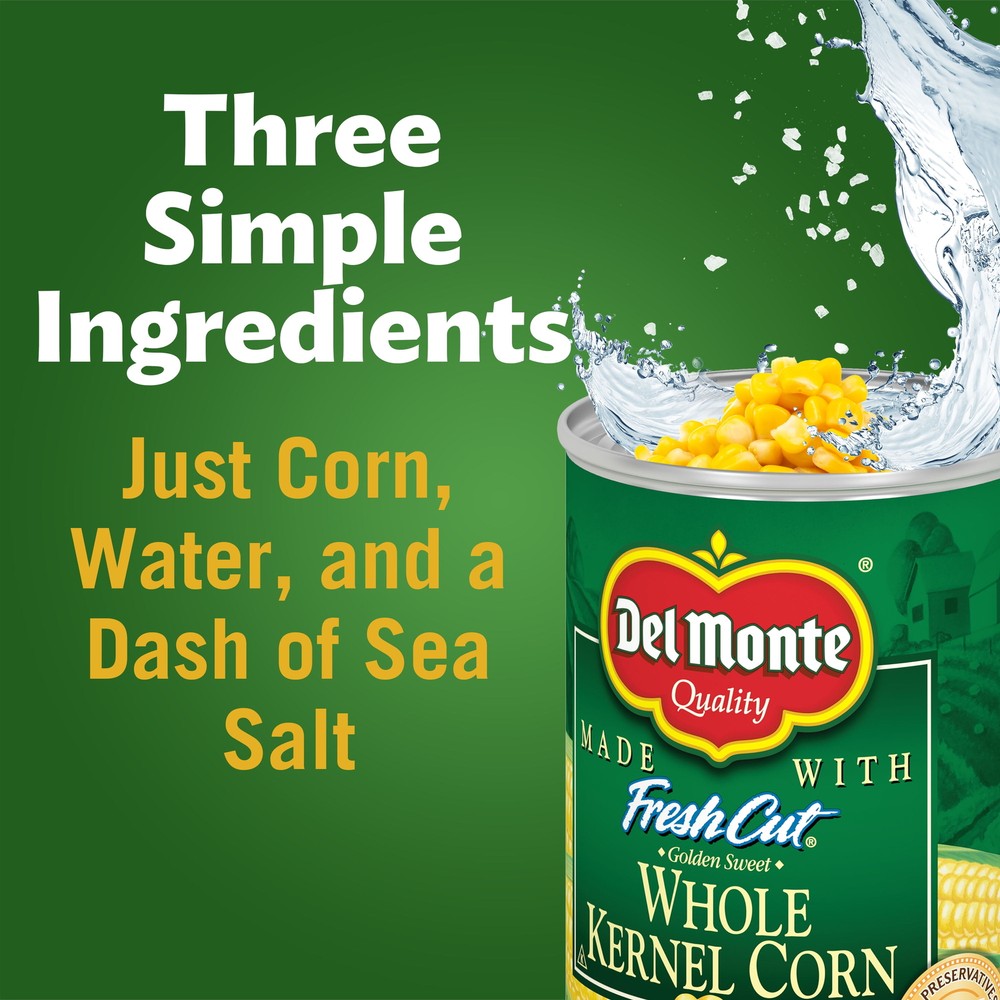 (4 Cans) Whole Kernel Canned Corn, 15.25 Oz