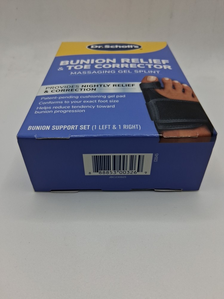 2x Dr. Scholl's Bunion Relief & Toe Corrector Support (2 Boxes)