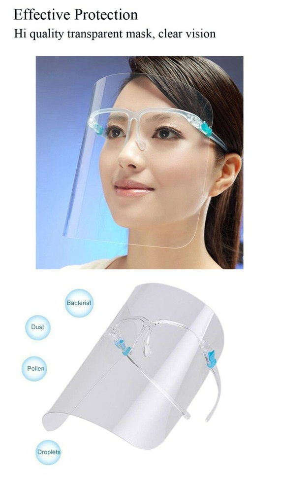 Face Shield Clear Glasses Protector