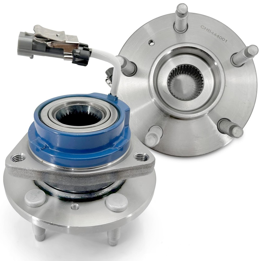 Pair 513121 Front Wheel Bearing Hub Assembly Compatible with OE Size, Silver