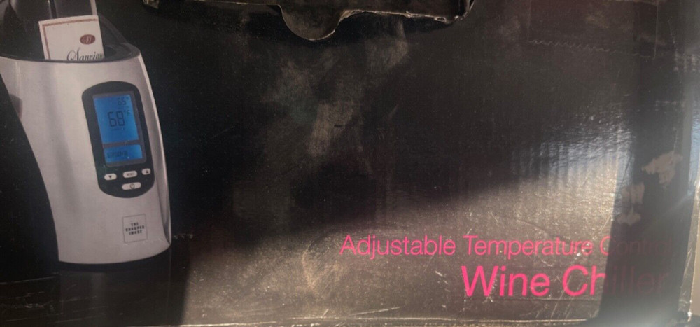 WINE COOLER - SINGLE BOTTLE - SHARPER IMAGE