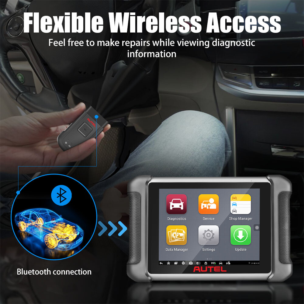 Autel MaxiVCI V100 Compact Bluetooth Vehicle Communication Interface 2024