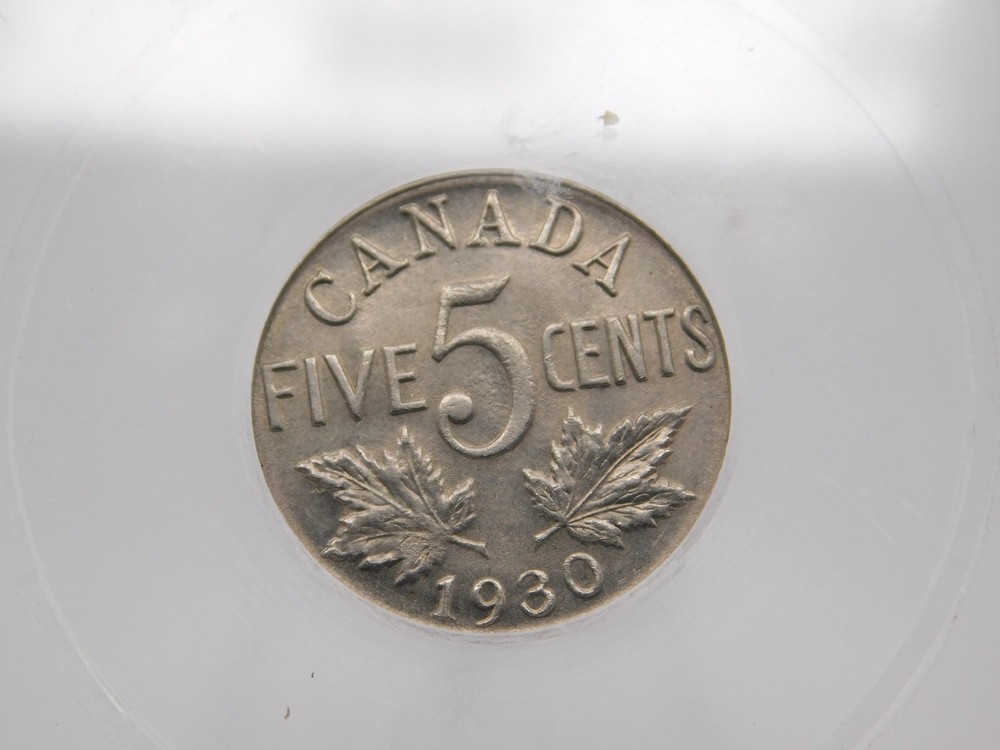1930 Canada Five Cent ICG MS63 (BT1269)