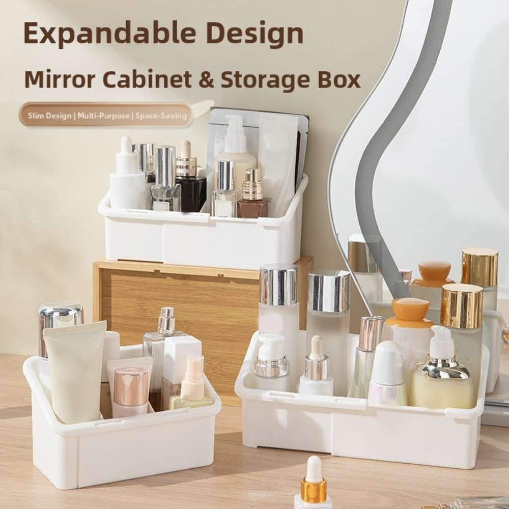 Flexible Adjustable Storage Box for Desk Organization and Home Essentials