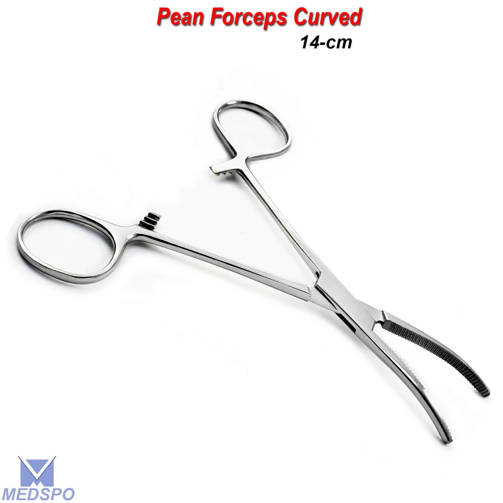 Pean Forceps Curved Locking Hemostat Forceps Dental Surgical Instruments CE