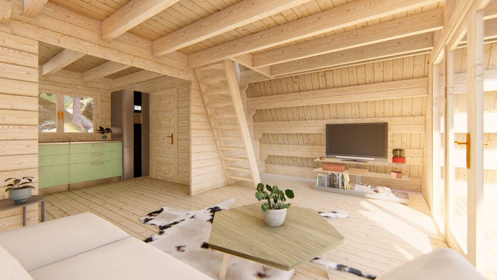 A-Frame Moose 19 ft. x 23 ft. A frame building