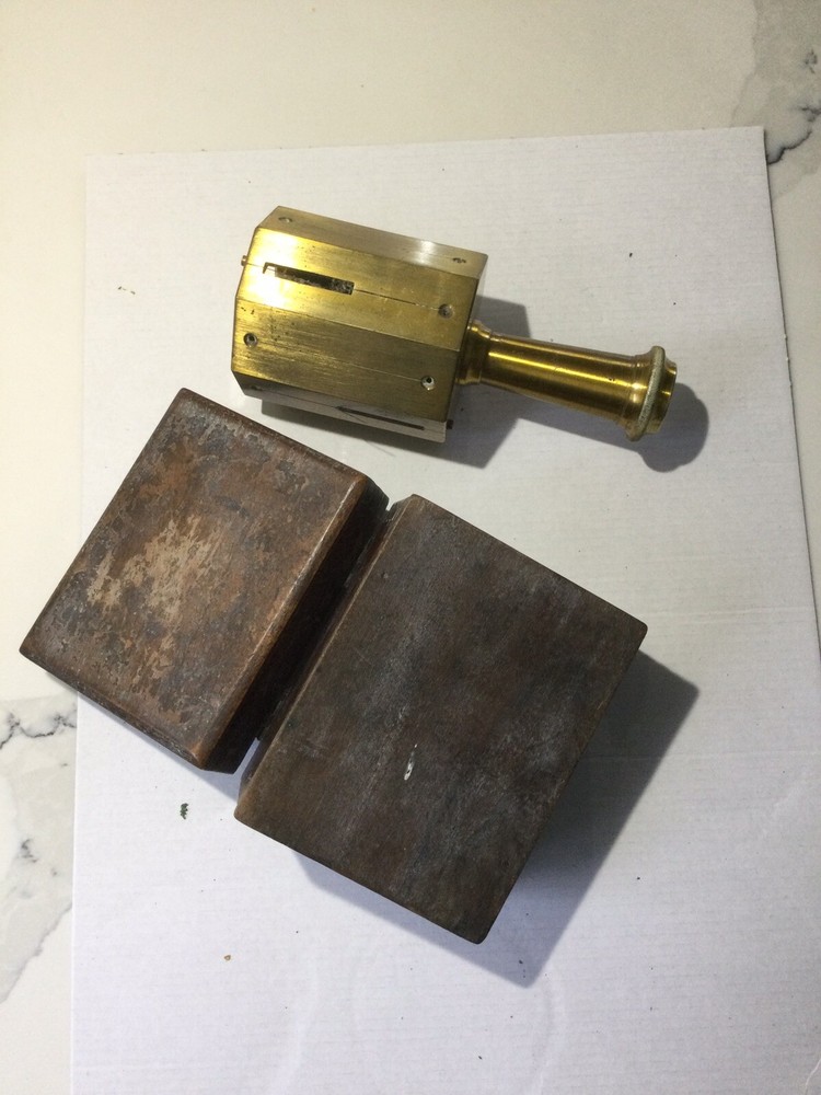 vintage brass instrument Optical Square Setting Out Tool