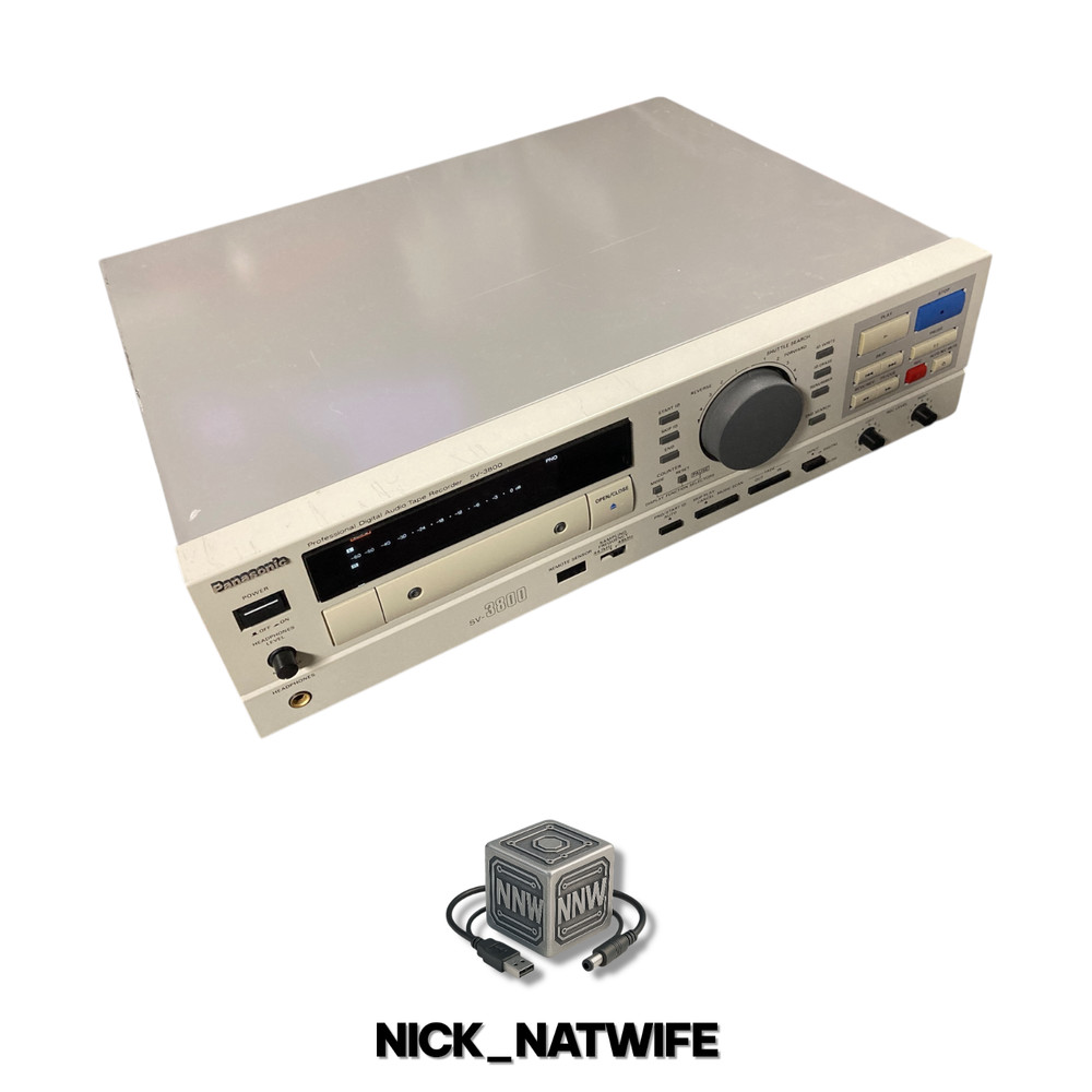 Panasonic SV-3800 DAT Digital Audio Tape Recorder Pro Studio Deck