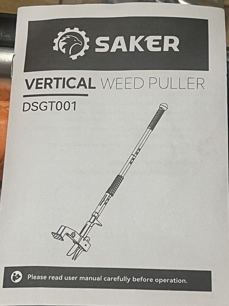 Saker Vertical Weed Remover Tool,Hand Tool,Mechanical