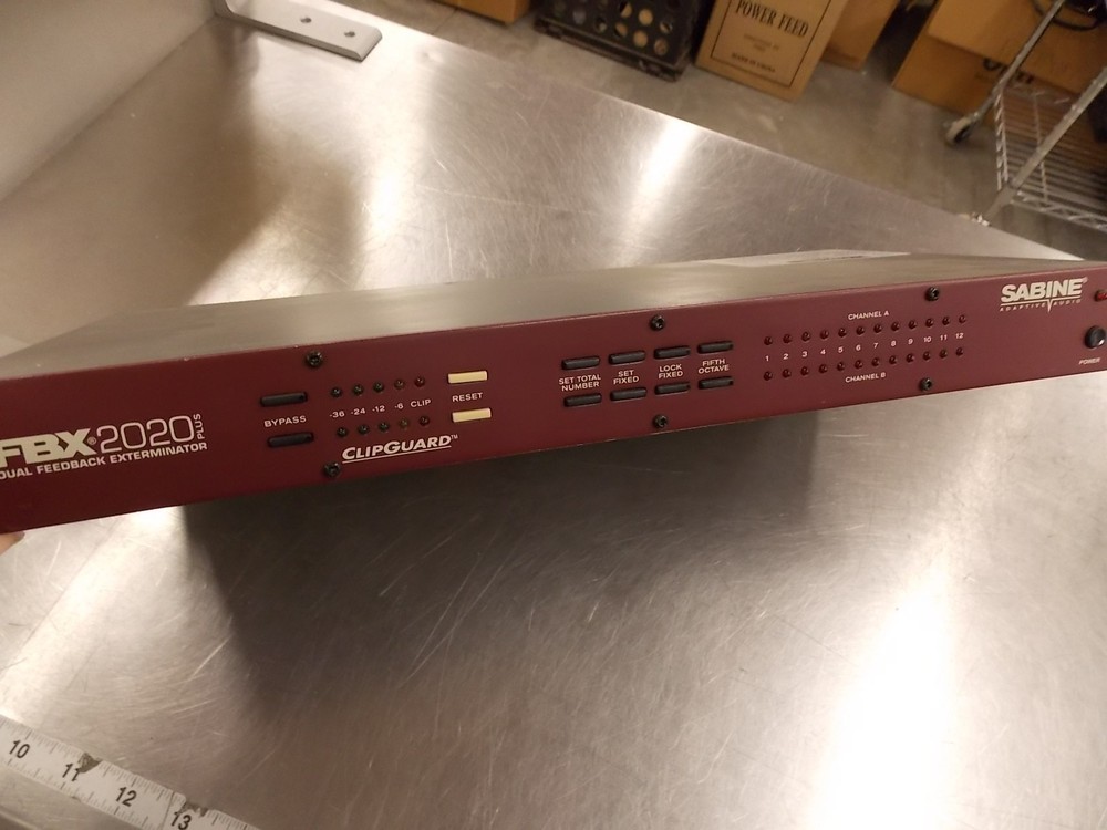 Sabine FBX2020 Feedback Exterminator Plus Tested Powers-On  Y5