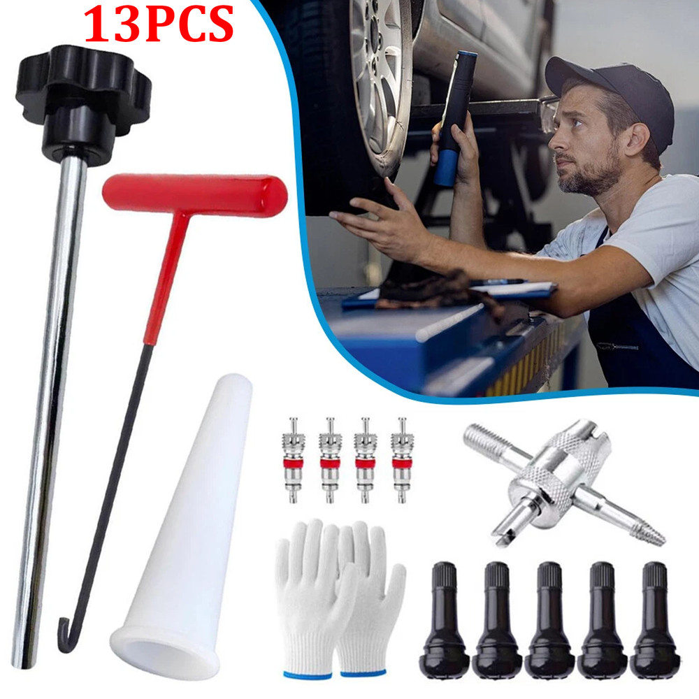 Quick Change Tire Valve Tool Kit Replacement Quick Change Tire Valve Core Tool