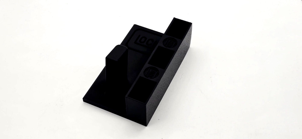 Glock 43 Handgun Table Stand 3D Printed PLA