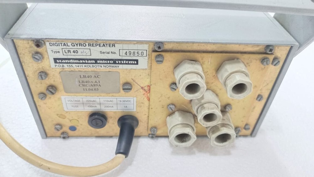 SCANDINAVIAN MICRO SYSTEMS LR-40 DIGITAL GYRO REPEATER