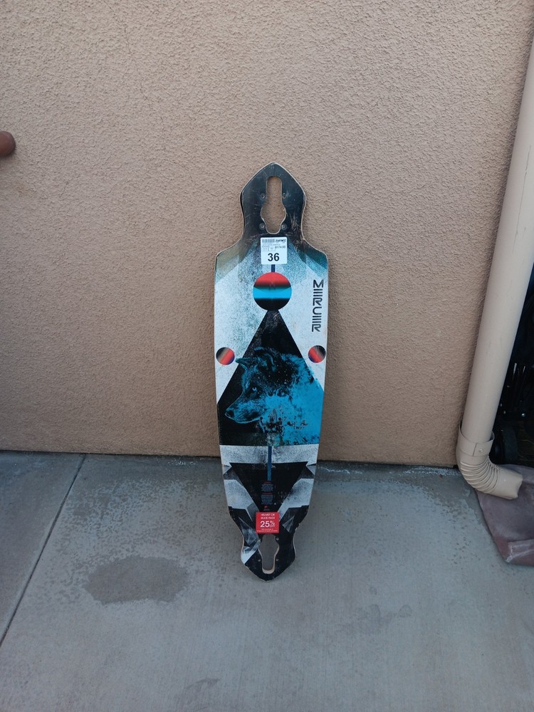 Lone Wolf. MERCER longboard, 36 Inches.