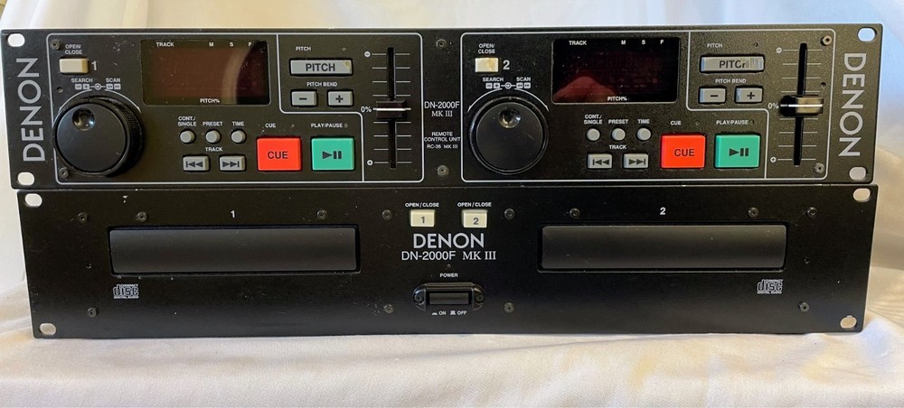 Denon DN-2000F MK3 Double CD Player & Remote Control Unit-Needs Power Cord