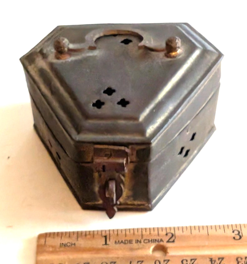 2 Bronze Pin Boxes (1 might be incense holder)