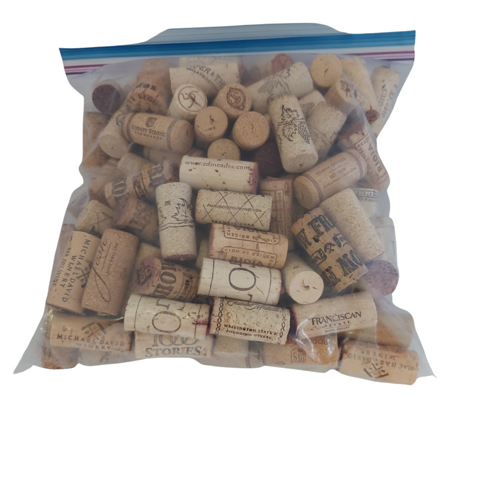 Natural Wine Corks Upcycle Crafts 123 Count Synthetic Used