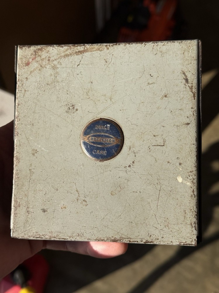 1930 - 1950 Sears Drill Bit Case, some drill bits included