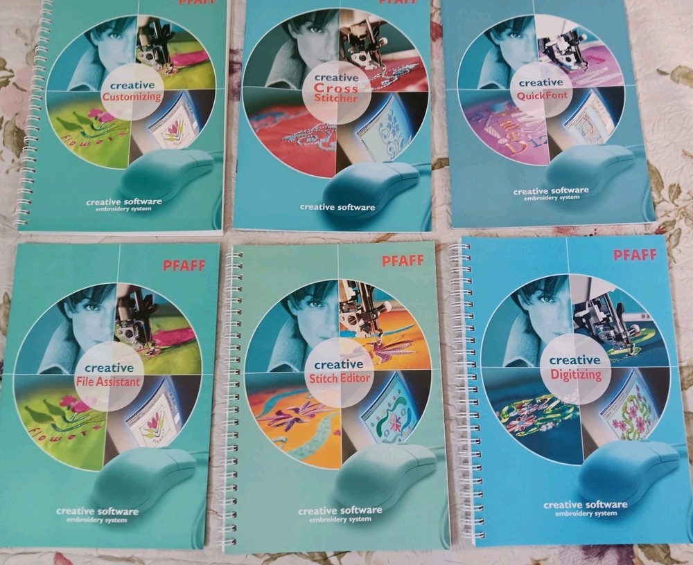 Pfaff PC CREATIVE SUITE Software W/DONGLE HTF 4 WINDOWS Gently Used Orig $2000.