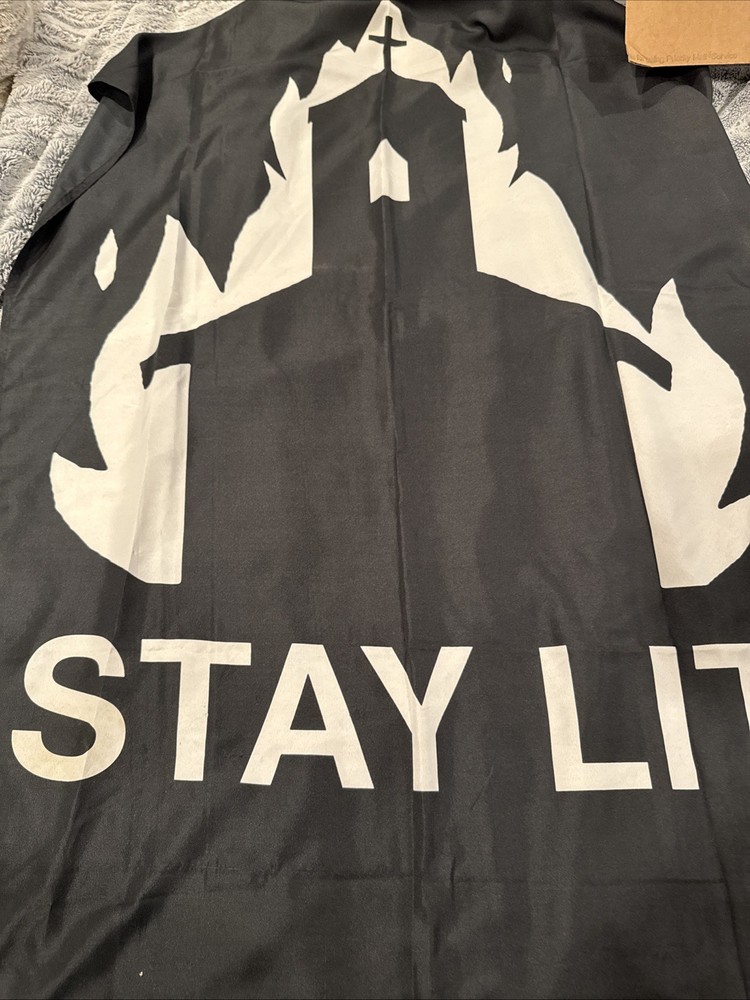STAY LIT. Flag See Measurements